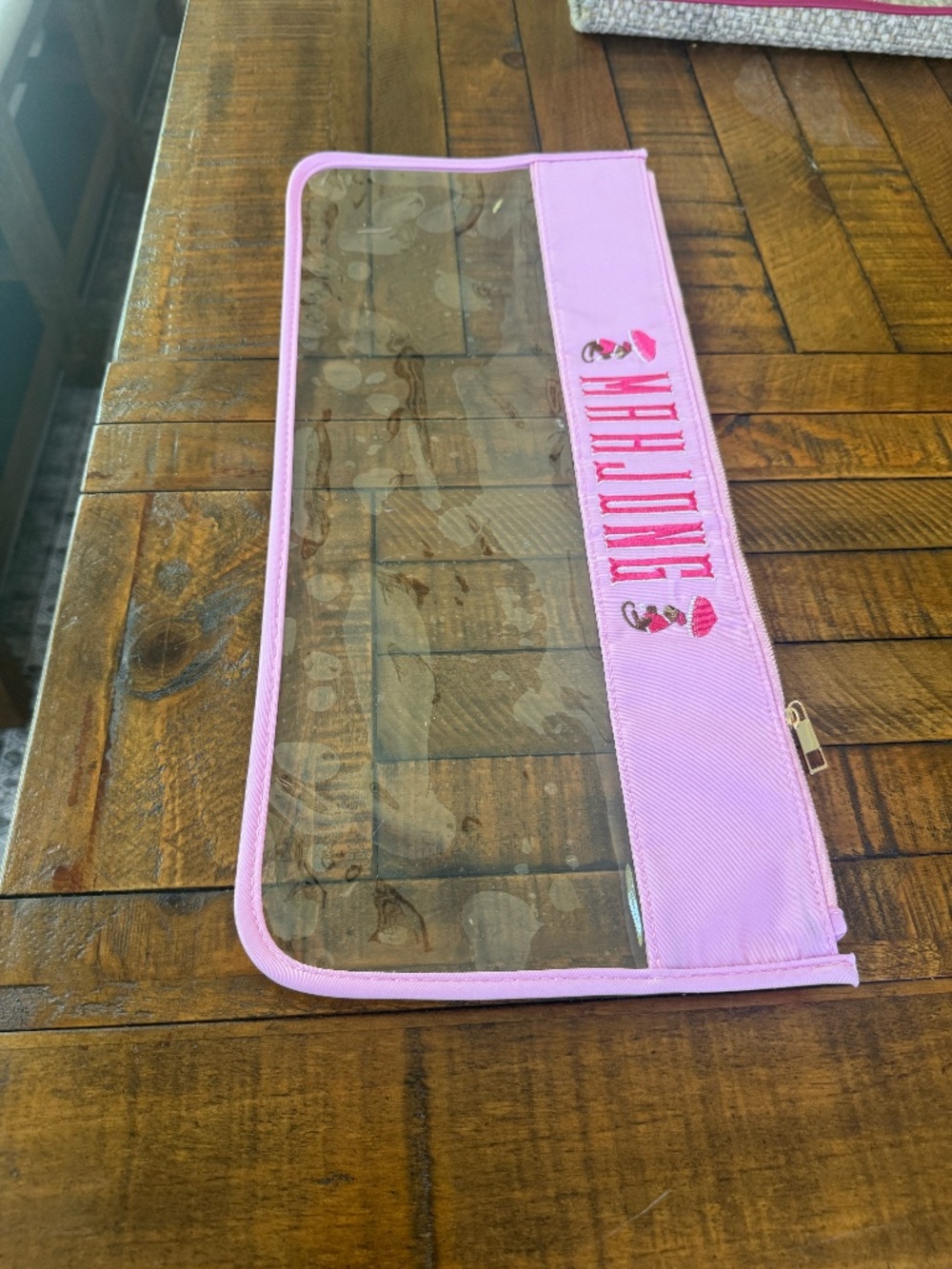 Oh My Mahjong Cotton Candy Monkey Mahjong Tile Bag
